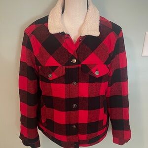Love Tree Buffalo Plaid Jacket sz M